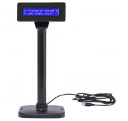Дисплей покупателя Poscenter PCP220 (бело-голубой ЖКИ), подставка, USB кабель 3.0 м., черный